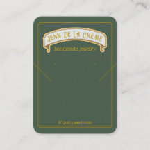 Écran de bijoux vert Sahara Nights