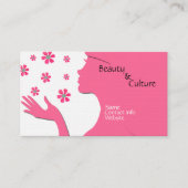 Carte D'appel Élégant papier de lin de qualité supérieure chic (Devant)