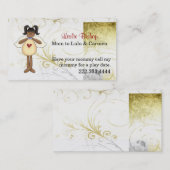 Carte D'appel Elégante Country Angel Mommy Play Date Card (Devant / Derrière)