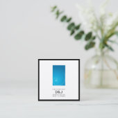 Carte D'appel Elegante  y bellísima tarjeta de presentación. (Debout devant)