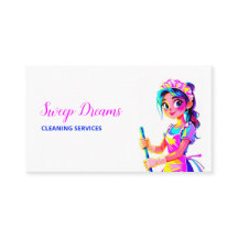 Employé de ménage QR personnalisé