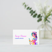 Carte D'appel Employé indépendant ménager (Debout devant)