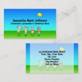 Carte D'appel Enfants jouant dehors la télécarte, utilisation (Devant / Derrière)