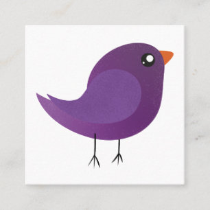 Carte D'appel Enfants oiseau mignon