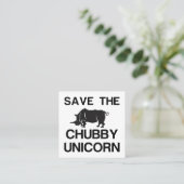 CARTE D'APPEL ENREGISTRER LE RHINO DE L'UNICORN DE CHUBBY (Debout devant)