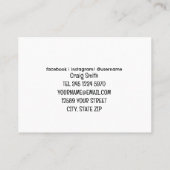 Carte D'appel Enseignant remplaçant (Dos)