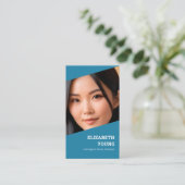 Carte D'appel Entraîneur photo et relation de mariage QR (Debout devant)