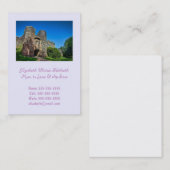 Carte D'appel Entrée du château anglais en été (Devant / Derrière)