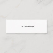 Carte D'appel Enveloppe lettre DL (Devant)