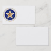 Carte D'appel étoile de graduation (Devant / Derrière)