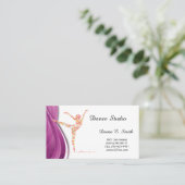 Carte D'appel Exemple de carte-danse classique (Debout devant)