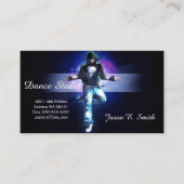 Carte D'appel Exemple de Studio Card-Dance d'appel classique (Devant)