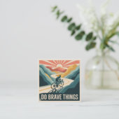 Carte D'appel Faire des Choses Courageuses (Debout devant)