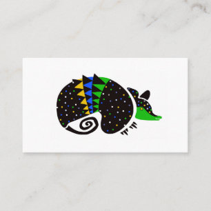 Carte D'appel Faune - 3 bandes ARMADILLO - Nature - animal -