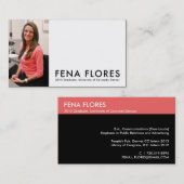 Carte D'appel féna flores : diplômé (Devant / Derrière)