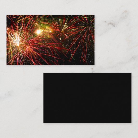 Carte D'appel Feu d'artifice 33 (Devant / Derrière)