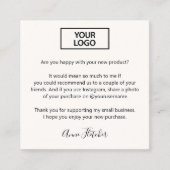 Carte D'appel Fidélité du client et recommandation Ajouter une p (Devant)