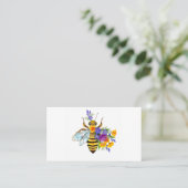 Carte D'appel Flower bee with wild plants (Debout devant)