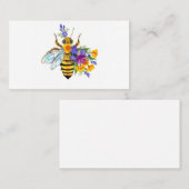 Carte D'appel Flower bee with wild plants (Devant / Derrière)