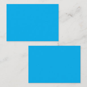 Carte D'appel Fond uni bleu cyan 