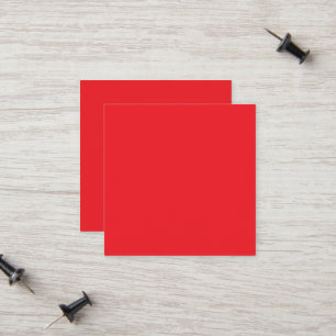 Carte D'appel Fond uni rouge solide