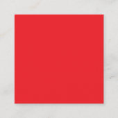 Carte D'appel Fond uni rouge solide  (Devant)