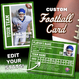 Carte D'appel Football Quarterback Trading Card Souvenir