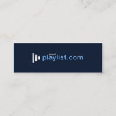 Carte D'appel Foule - bleu (Dos)