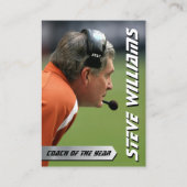 Carte D'appel Funny Coach Trading Card Coach Stats Card Cadeau (Dos)