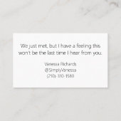 Carte D'appel Funny Gals Call Me Date (Dos)