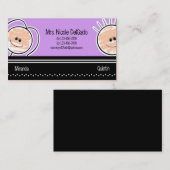 Carte D'appel Garde d'enfants de télécarte de maman de garçon et (Devant / Derrière)