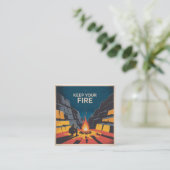 Carte D'appel Gardez Votre Feu (Debout devant)