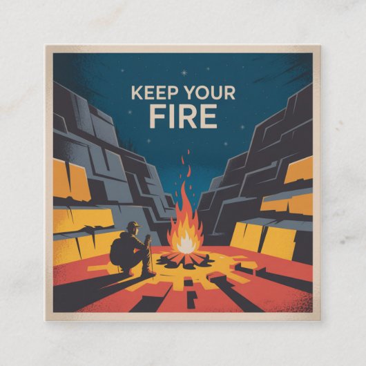 Carte D'appel Gardez Votre Feu (Devant)
