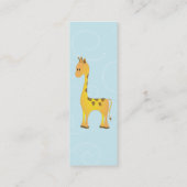 Carte D'appel Girafe (Dos)