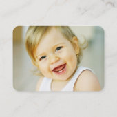 Carte D'appel Giraffe de dessin mignonne Profil de l'enfant colo (Dos)