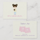 Carte D'appel Glamping Sleepover Party (Devant / Derrière)