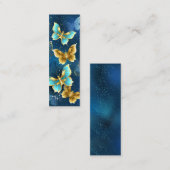 Carte D'appel Golden butterflies (Devant / Derrière)