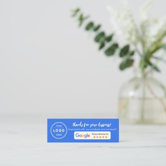 Carte D'appel Google Business Review (Debout devant)