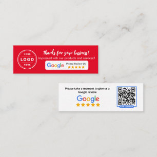 Carte D'appel Google Business Review