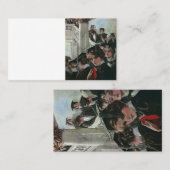 Carte D'appel Graduation vintage, Cérémonie de début (Devant / Derrière)