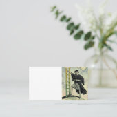 Carte D'appel Graduation vintage, Escalade l'échelle d'entrepris (Debout devant)