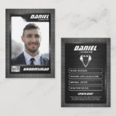 Carte D'appel Groomsman Trading Card, MVP Best Man Gift, Mariage (Devant / Derrière)