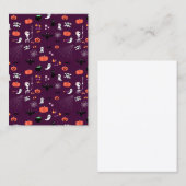 Carte D'appel Halloween (Devant / Derrière)