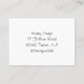 Carte D'appel Handmade with Love Cute (Dos)