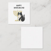 CARTE D'APPEL HEUREUX HANOUKKA (Devant / Derrière)