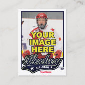 Carte D'appel Hockey All-Star - Statistiques de tireur (Devant)