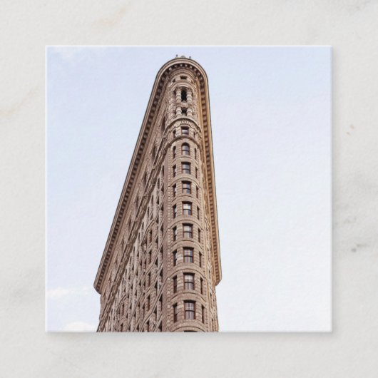 Carte D'appel immeuble Flatiron (Devant)