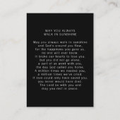 Carte D'appel In Loving Memory | 8 Photo Collage Memorial (Dos)