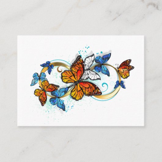 Carte D'appel Infinity of Monarch Butterflies (Devant)