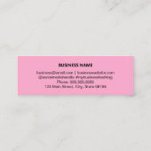 Carte D'appel Insertion de package de Merci d'entreprise (Dos)